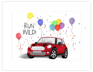 FL 59a - mini cooper balloons