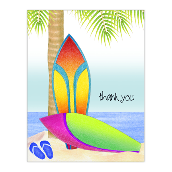 Surfboards and Palm