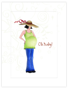BB 13a - pregnant with hat