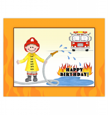 Fire Fighter Kid