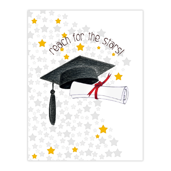 Cap, Scroll, Stars