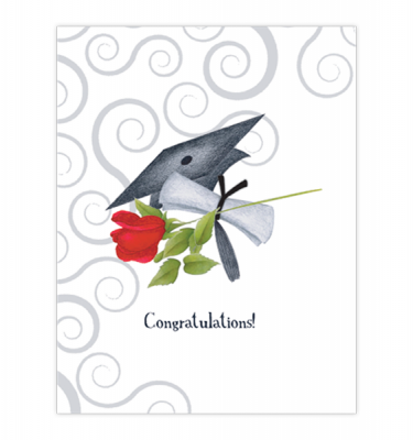 Rose Grad Cap