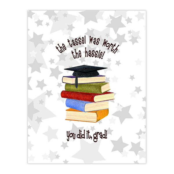 Cap and Books "Tassel"