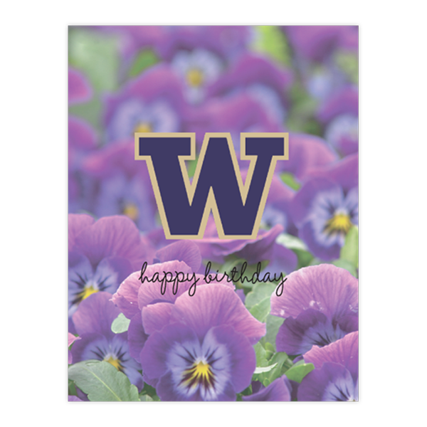 Pansies "W"
