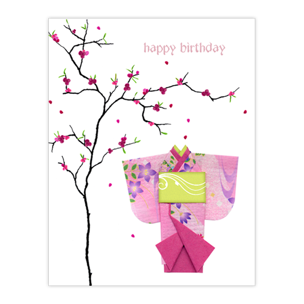 Kimono Cherry Blossoms