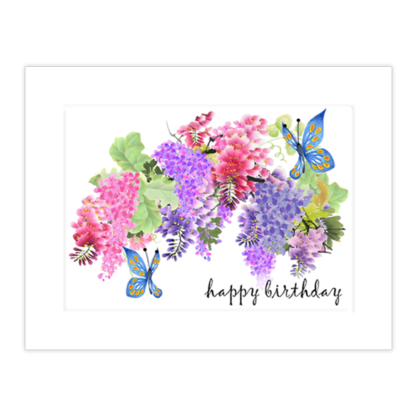 Wisteria Butterflies