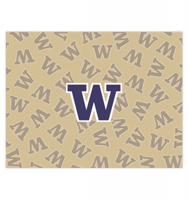 Watermark Logo Purple on Tan