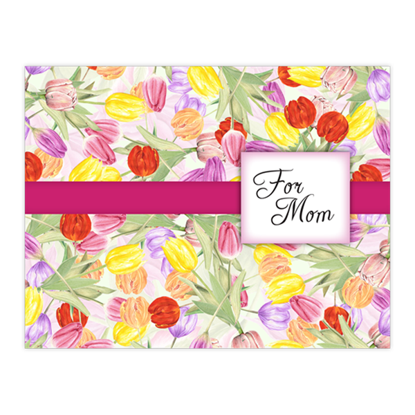 Ribbon Tulips "Mom"