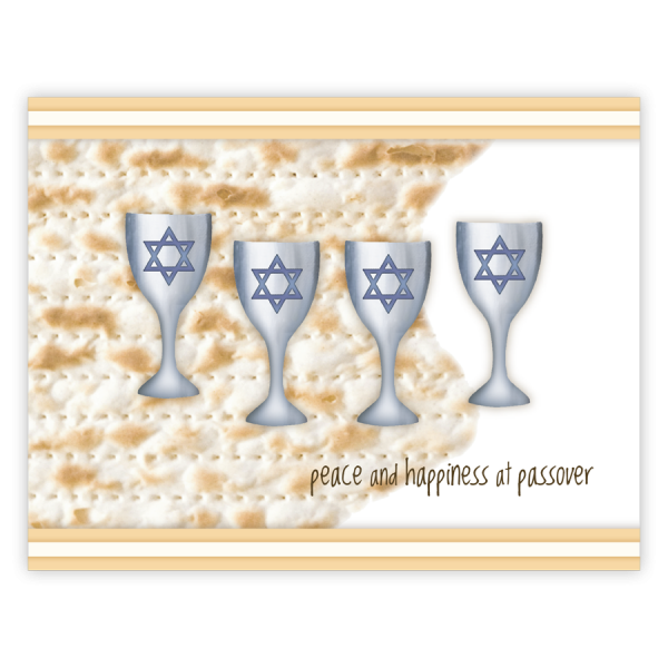 Passover Goblets and Matzo