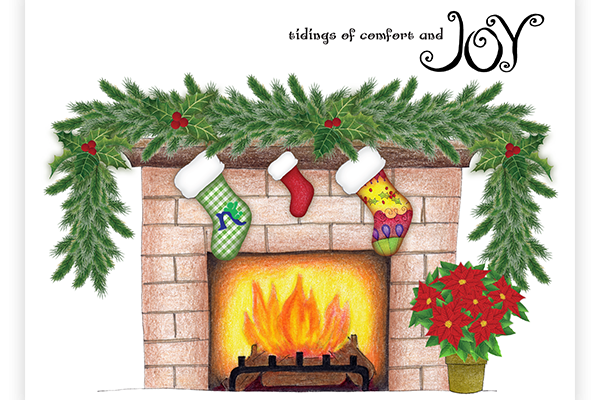 fireplace and stockings NPEI