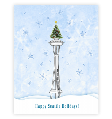 Space Needle Snowflakes